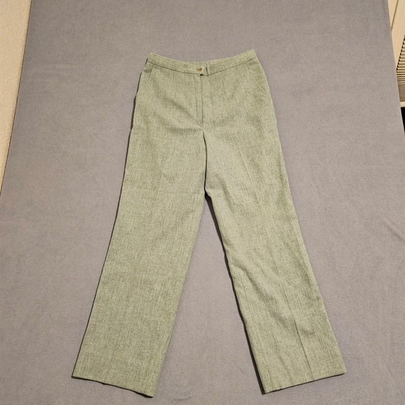 Pendleton Pants - Pendleton Wool Pants Vintage High Waist Trousers Career Work Office Sage Green 8